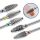 Set de 5 freze din carbură de tungsten pentru manichiură, mașină electrică de îndepărtare a gelului, pilă de unghii 7,62/81,28 cm pentru pedichiură
