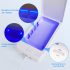 Sterilizator de unghii portabil cu lumină albastră USB – perfect pentru manichiură acasă și accesorii de salon!