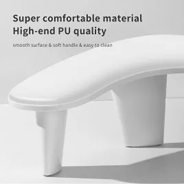   Pernă ergonomică pentru decorarea unghiilor - Suport confortabil pentru mâini și picioare la manichiură, suprafață ușor de curățat, fără miros - Perfectă pentru utilizare în salonul de acasă
