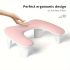 Pernă ergonomică pentru decorarea unghiilor - Suport confortabil pentru mâini și picioare la manichiură, suprafață ușor de curățat, fără miros - Perfectă pentru utilizare în salonul de acasă