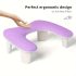 Pernă ergonomică pentru decorarea unghiilor - Suport confortabil pentru mâini și picioare la manichiură, suprafață ușor de curățat, fără miros - Perfectă pentru utilizare în salonul de acasă