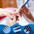 Set pensule decorare unghii, 6 bucăți pensule Nail Art Design pentru linii subțiri și lungi, punctatoare, pictură cu gel UV, mâner metalic, mărimi 5/7/9/11/20/25mm