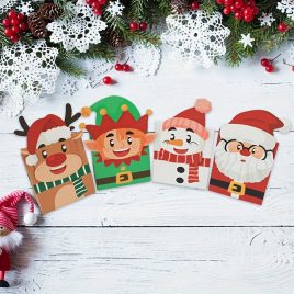 Set cutii cadou de Crăciun, 24 buc.