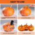 Set de sculptură dovleci, 13 piese, din oțel inoxidabil premium cu ciocan - perfect pentru decor și sculptură de Halloween