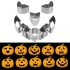 Set de sculptură dovleci, 13 piese, din oțel inoxidabil premium cu ciocan - perfect pentru decor și sculptură de Halloween