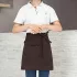șorț din poliester simplu cu buzunar pentru bărbați și femei, pentru restaurant, casier, barista, bar de sucuri și cafenea