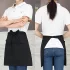 șorț din poliester simplu cu buzunar pentru bărbați și femei, pentru restaurant, casier, barista, bar de sucuri și cafenea