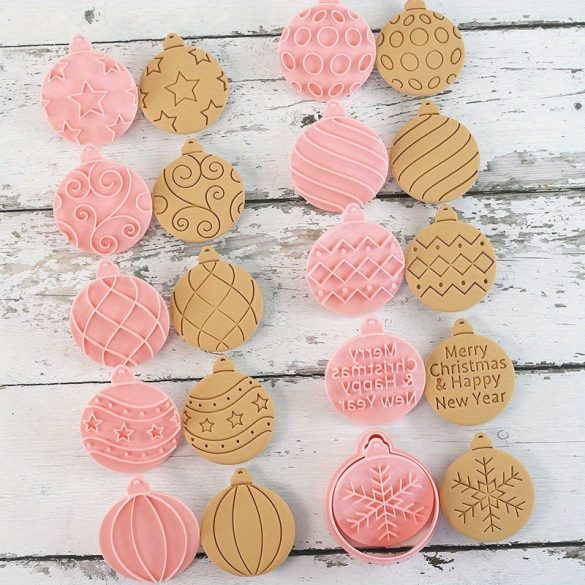 Set decupatoare prăjituri de Crăciun, 10 piese