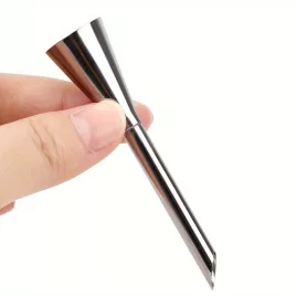   Un Tub pentru Frișcă, Vârf Inox pentru Injecție Brioșe, Instrument de Injecție Aluat Pufos, Accesoriu pentru Brioșe Pufos, Vârf pentru Aluat Pufos, Instrument pentru Aluat, Ustensile de Copt