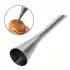 Un Tub pentru Frișcă, Vârf Inox pentru Injecție Brioșe, Instrument de Injecție Aluat Pufos, Accesoriu pentru Brioșe Pufos, Vârf pentru Aluat Pufos, Instrument pentru Aluat, Ustensile de Copt