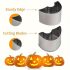 Set de 10 forme din oțel inoxidabil pentru sculptat dovleci de Halloween - Perfect pentru coacere și decorare DIY - Potrivit pentru diverse dimensiuni de dovleci - Marcă: Sinzaz