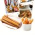 distribuitor de aluat din oțel inoxidabil - aparat manual pentru churros cu mai multe duze - presă de aluat versatilă pentru churros spaniol și prăjituri latino-americane