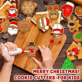 Set de 8 forme pentru prăjituri de Crăciun