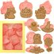 Set de 8 Forme pentru Biscuiți de Halloween