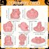 Set de 8 Forme pentru Biscuiți de Halloween