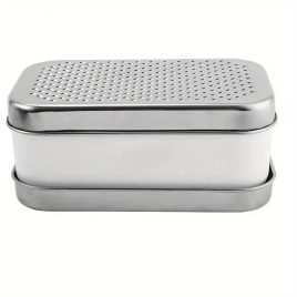   Răzătoare Manuală din Oțel Inoxidabil, Răzătoare pentru Legume, Răzătoare pentru Fructe, Tăietor de Legume, Feliator Multifuncțional de Fructe cu Recipient