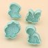 Set de 3/4 tăietoare de biscuiți cu arc pentru coacere creativă, decorare prăjituri, forme fondant, formă din plastic pentru bomboane și prăjituri, ustensile de copt