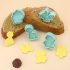 Set de 3/4 tăietoare de biscuiți cu arc pentru coacere creativă, decorare prăjituri, forme fondant, formă din plastic pentru bomboane și prăjituri, ustensile de copt