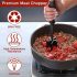 1 Bucată, Mașină de tocat carne, Mașină de tocat carne, Tocător rezistent la căldură potrivit pentru carne de hamburger, carne tocată de vită