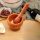 Set ustensile bucătărie, mojar usturoi, mojar și pistil pentru piper de usturoi, zdrobitor usturoi, râșniță chili casnică