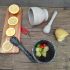 Set ustensile bucătărie, mojar usturoi, mojar și pistil pentru piper de usturoi, zdrobitor usturoi, râșniță chili casnică
