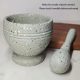 Set ustensile bucătărie, mojar usturoi, mojar și pistil pentru piper de usturoi, zdrobitor usturoi, râșniță chili casnică