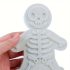 Set Decupătoare 3D Schelet Om de Turtă Dulce, Formă de Plastic pentru Prăjituri și Decorare Torturi