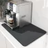 1 buc. PC cauciuc suport de cafea cu uscare rapidă - Absorbant, antiderapant, protecție multifuncțională pentru blat în bucătărie, baie și pentru espressoare