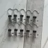Set 10 cleme din oțel inoxidabil pentru haine