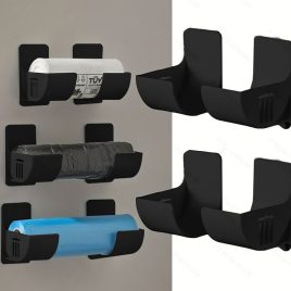   Suport Ajustabil pentru Folii și Saci de Gunoi în Bucătărie