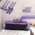 Set Perii de Curățat Plăci pentru Baie, Bucătărie, WC cu Cap Rotativ 360°