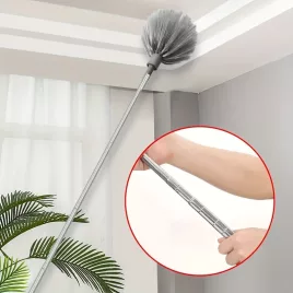 Îndepărtător de pânze de păianjen cu tijă telescopică