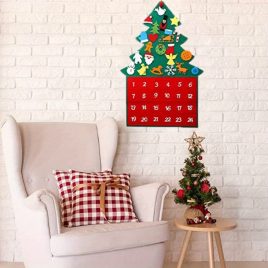 Calendar Advent din Fetru de Crăciun