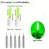 Set 1 (2 lămpi) LED electronic pentru pescuit de noapte