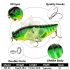 Bionic Cicada Hard Fish Momeală - Momeală pentru spinning cu cârlig triunghiular cu elice
