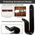 2 suporturi de perete universale pentru snowboard din fier