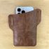 Suport de telefon din piele pentru curea