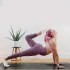 4 perechi de șosete de pilates pentru femei, cu tălpi antiderapante