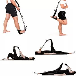 Curea de întindere pentru picioare yoga