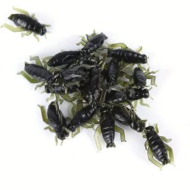 10 Bucăți Momeală Moale în Formă de Gândac