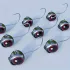 5 buc Cap Jig Antialgă Big Eyes, cu Plumb, Cârlig Ponderat