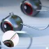5 buc Cap Jig Antialgă Big Eyes, cu Plumb, Cârlig Ponderat