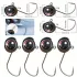 5 buc Cap Jig Antialgă Big Eyes, cu Plumb, Cârlig Ponderat