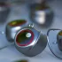 5 buc Cap Jig Antialgă Big Eyes, cu Plumb, Cârlig Ponderat