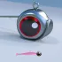 5 buc Cap Jig Antialgă Big Eyes, cu Plumb, Cârlig Ponderat