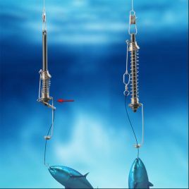 Eliberator automat din oțel inoxidabil pentru pescuit