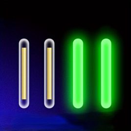   20 bucăți bețe luminoase pentru pescuit de noapte – creșteți captura cu bețele fluorescente