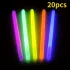 20 bucăți bețe luminoase pentru pescuit de noapte – creșteți captura cu bețele fluorescente