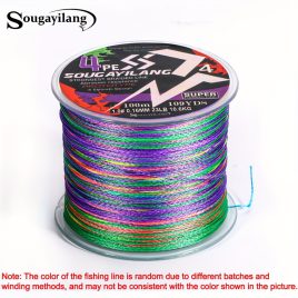   Sougayilang fir de pescuit împletit PE 4 fire - puternic, durabil și cu durată lungă de viață