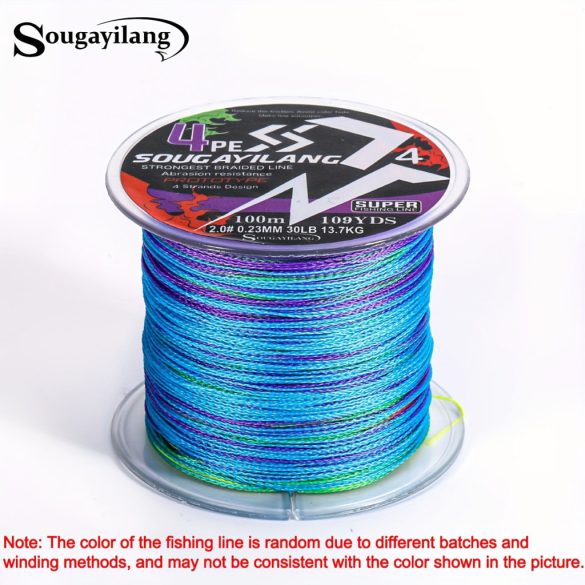 Sougayilang fir de pescuit împletit PE 4 fire - puternic, durabil și cu durată lungă de viață